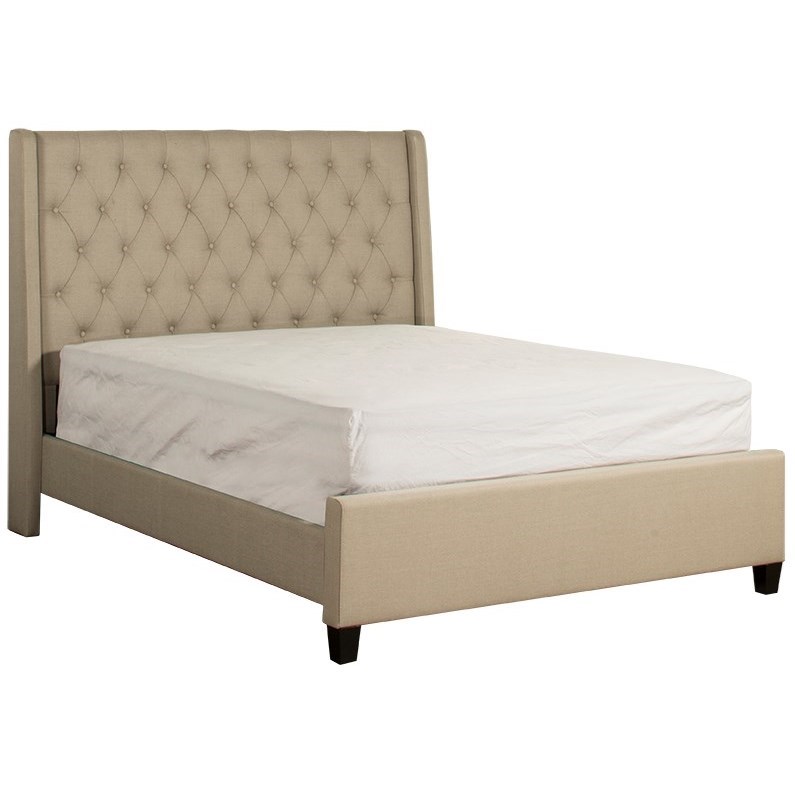 Hillsdale Churchill 2299BKRS Traditional King Size Upholstered Bed with